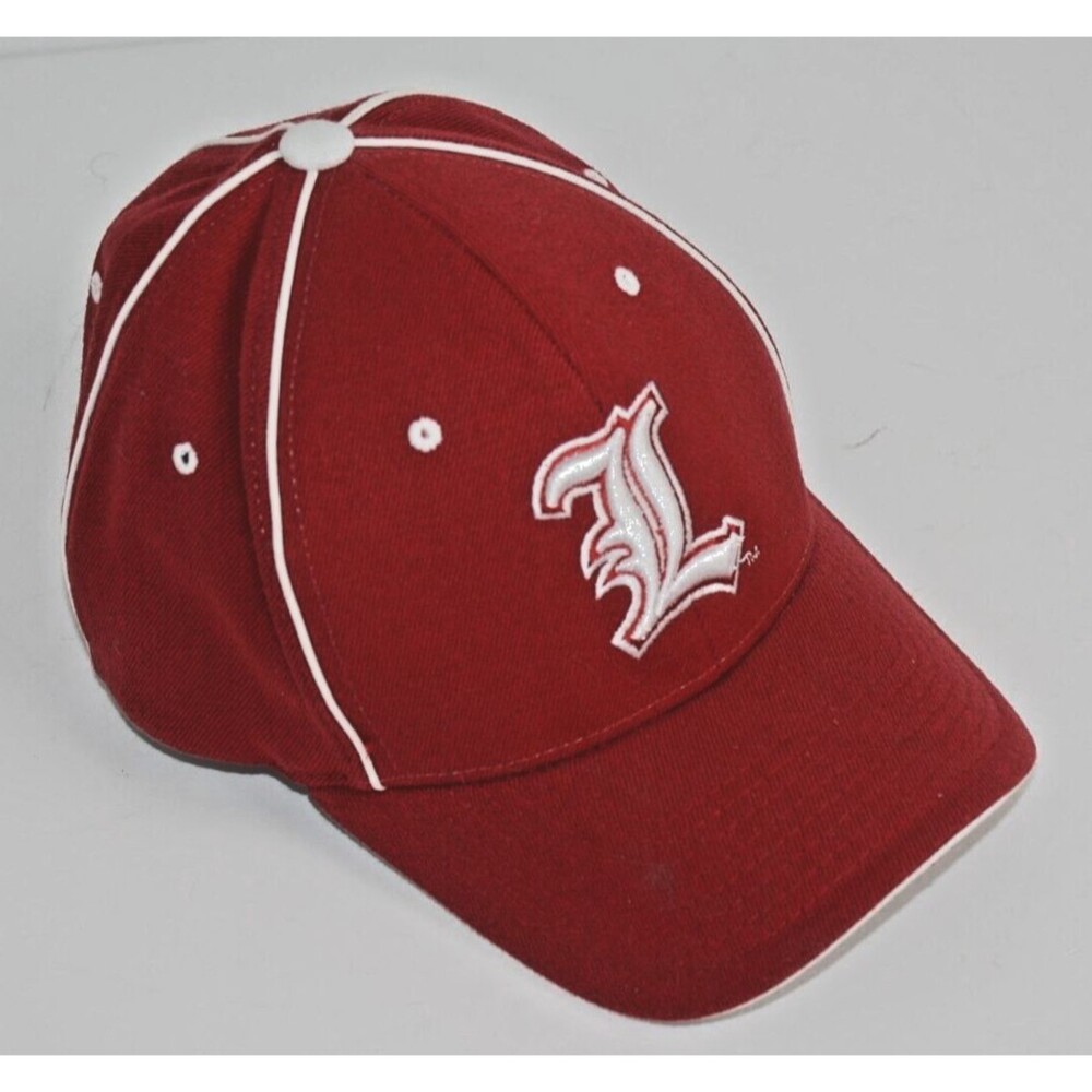 Louisville "L" Cardinals Zephyr Cap/Hat NCAA Adjustable stretch sz M / L